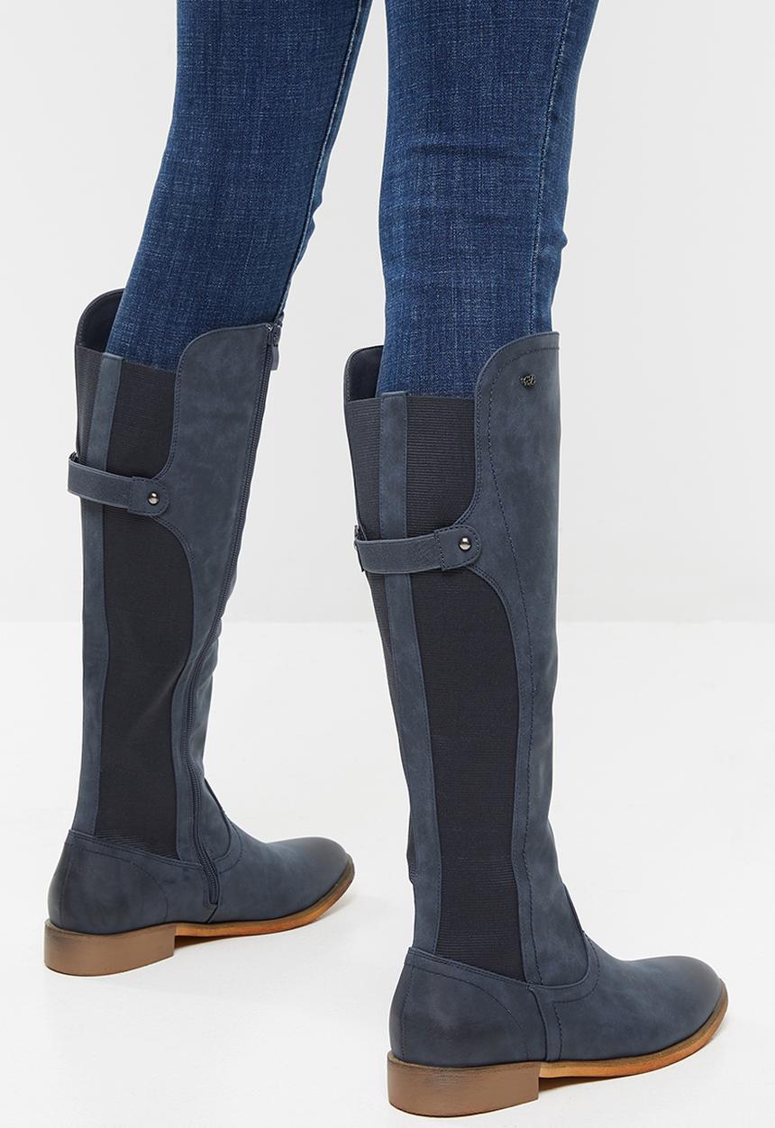 Miss Black - Rainer 6 riding boot - navy