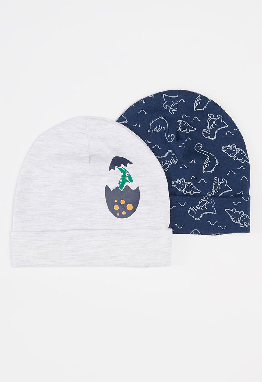 Pop Candy - 2-pack beanie - grey & navy