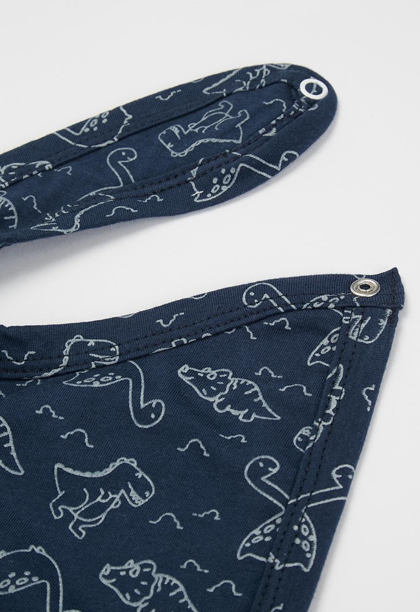 Pop Candy - 2-pack bibs - grey & navy