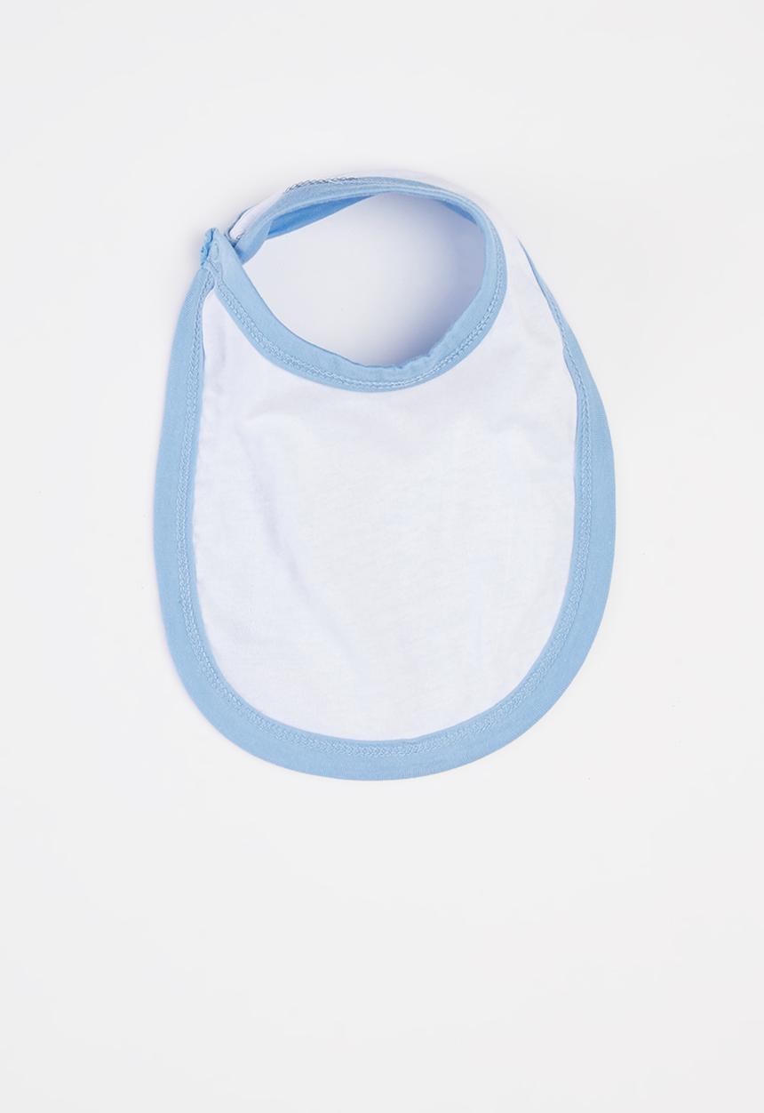 Pop Candy - 2-pack bibs - blue & white 