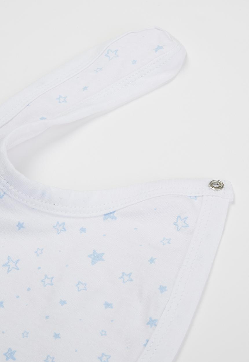 Pop Candy - 2-pack bibs - blue & white 