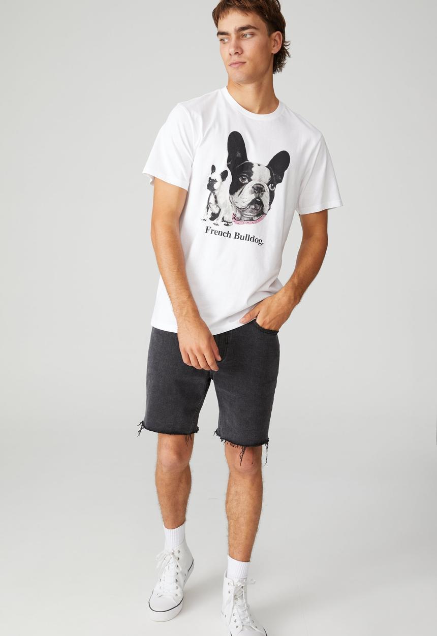 Cotton On - Tbar art t-shirt - white