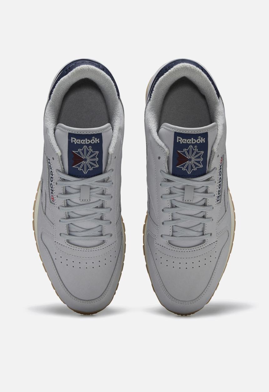 Reebok - Cl lthr - pugry3/vecnav/maroon