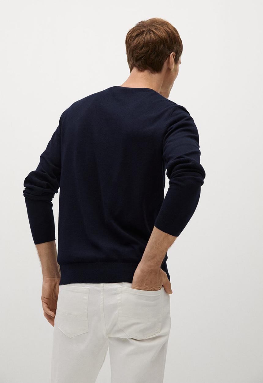 MANGO - Sweater ten - navy