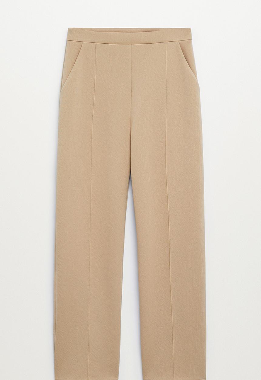 MANGO - Trousers tammy - light beige
