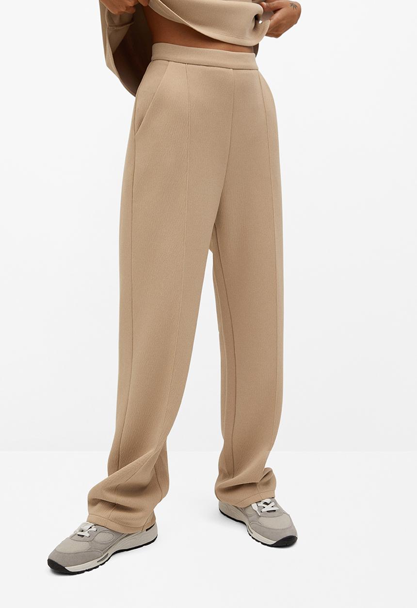 MANGO - Trousers tammy - light beige