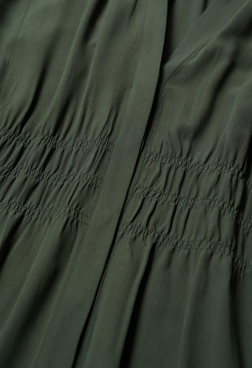 MANGO - Dress smiths - dark green