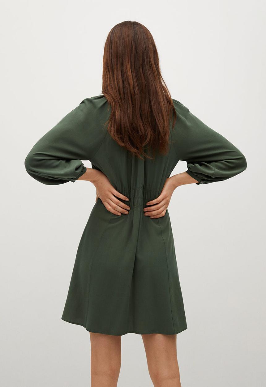 MANGO - Dress smiths - dark green
