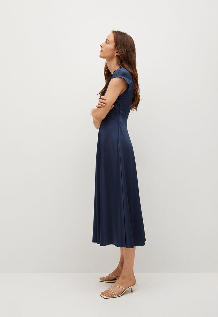 MANGO - Dress juliet - dark blue