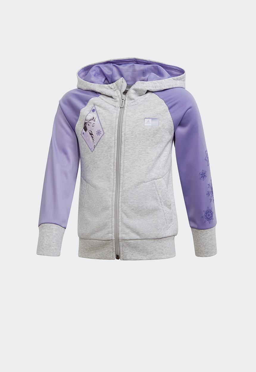 adidas Originals - Hooded track top - grey & purple