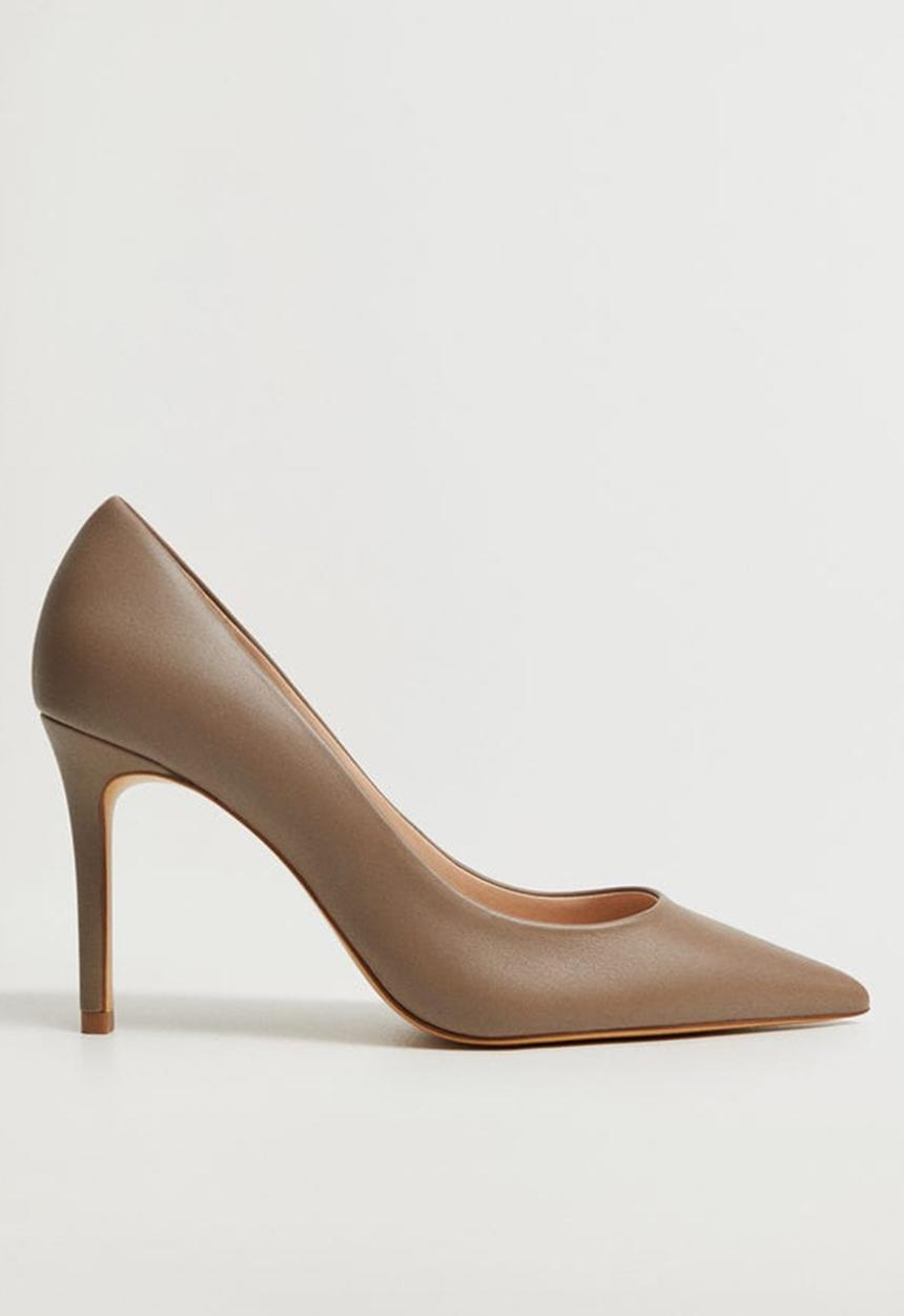 MANGO - Roca leather court - light brown 