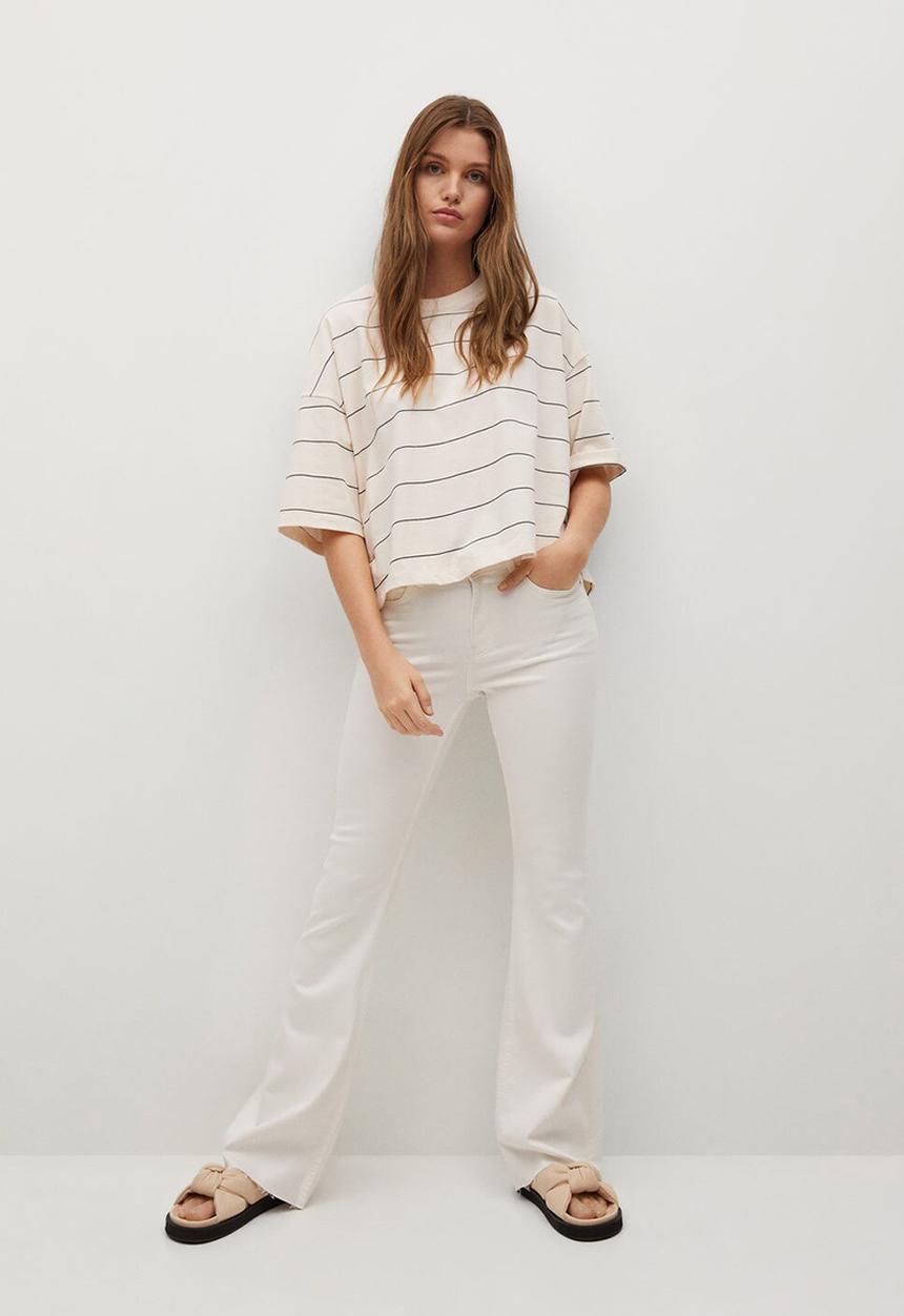 MANGO - T-shirt madrid - natural