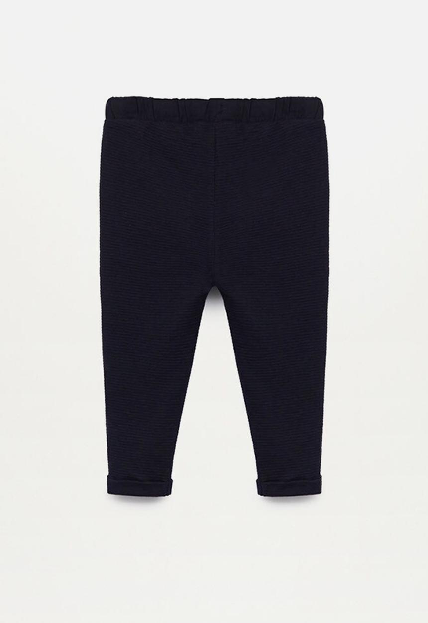 MANGO - Trousers tato - black