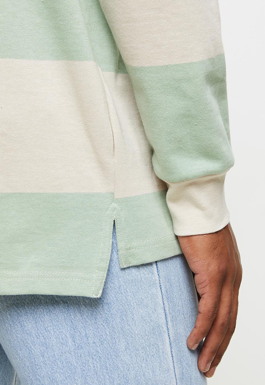 Cotton On - Rugby long sleeve polo - multi
