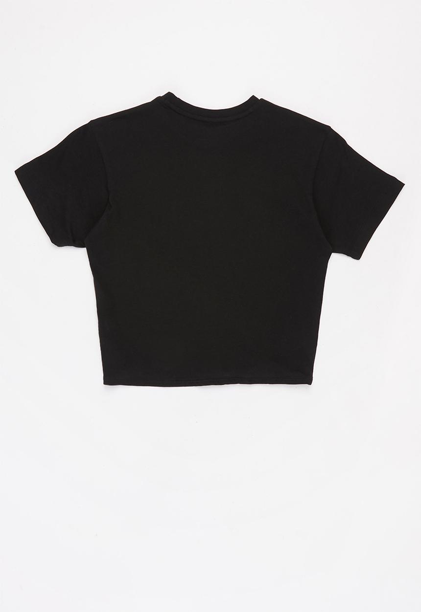 PUMA - Ess+logo silhoutte tee - black
