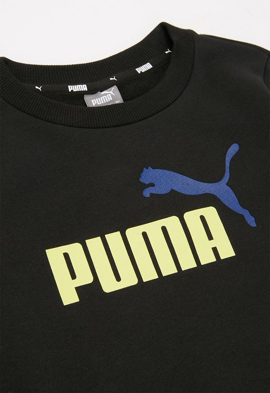 PUMA - Ess big logo crew - black