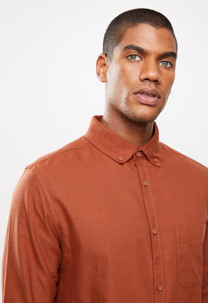 Cotton On - Brunswick shirt 3 - burnt orange