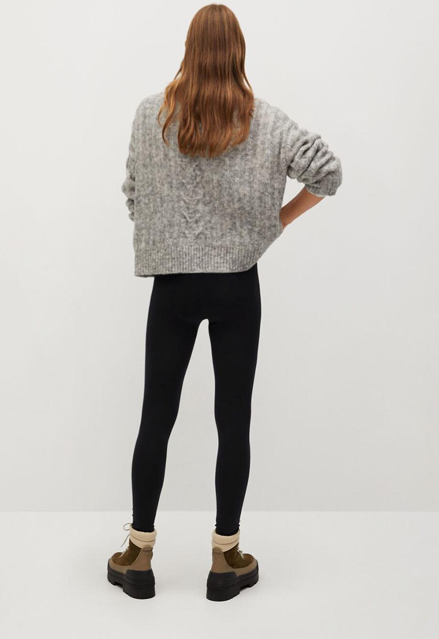 MANGO - Leggings stars-n - black