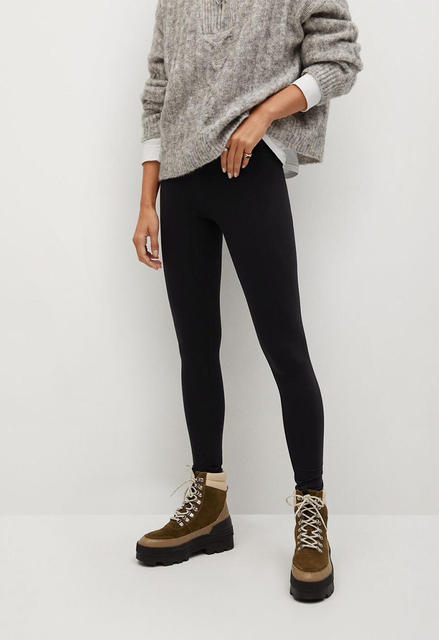 MANGO - Leggings stars-n - black