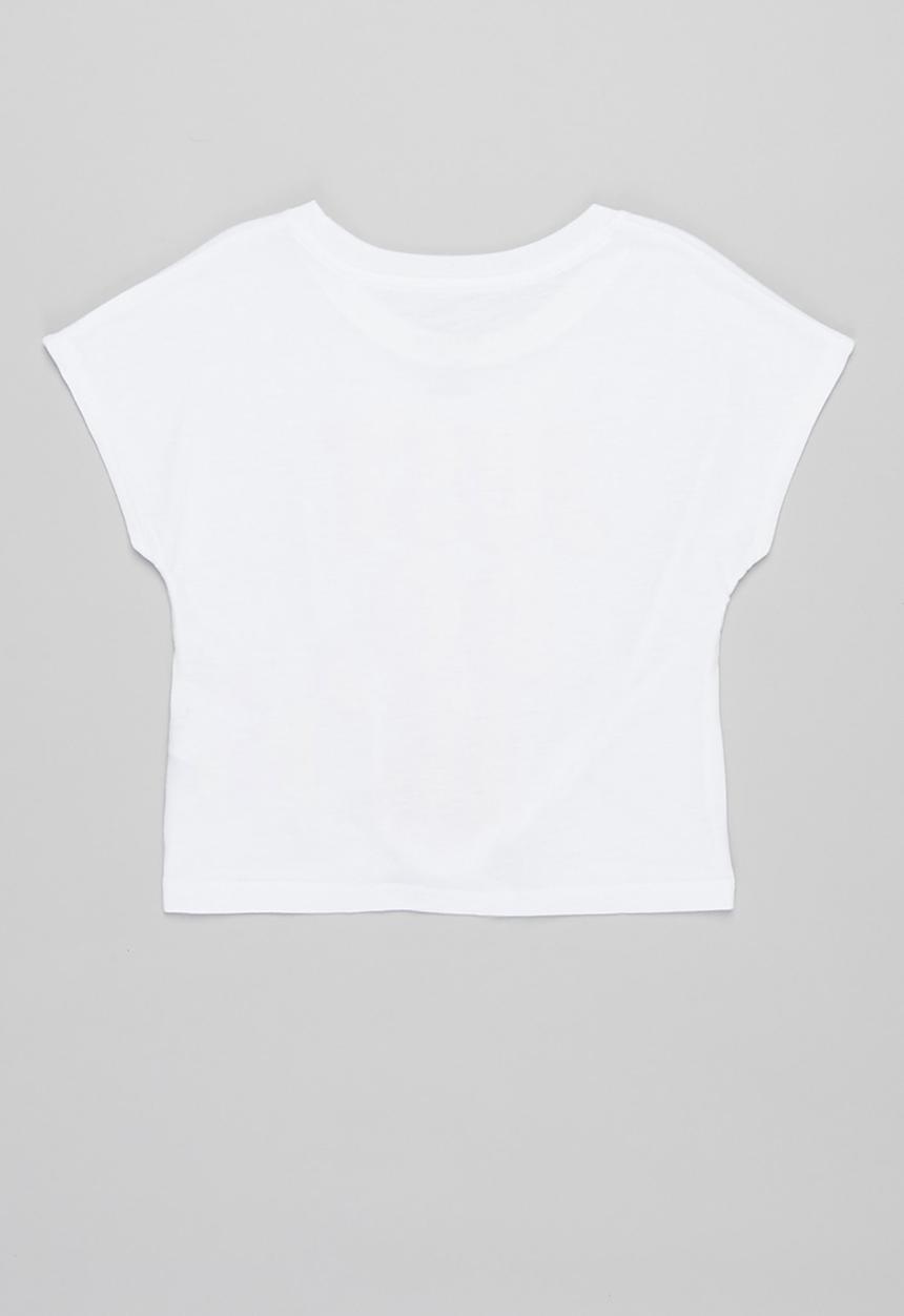 Nike - Short sleeve drapey graphic T-shirt - white