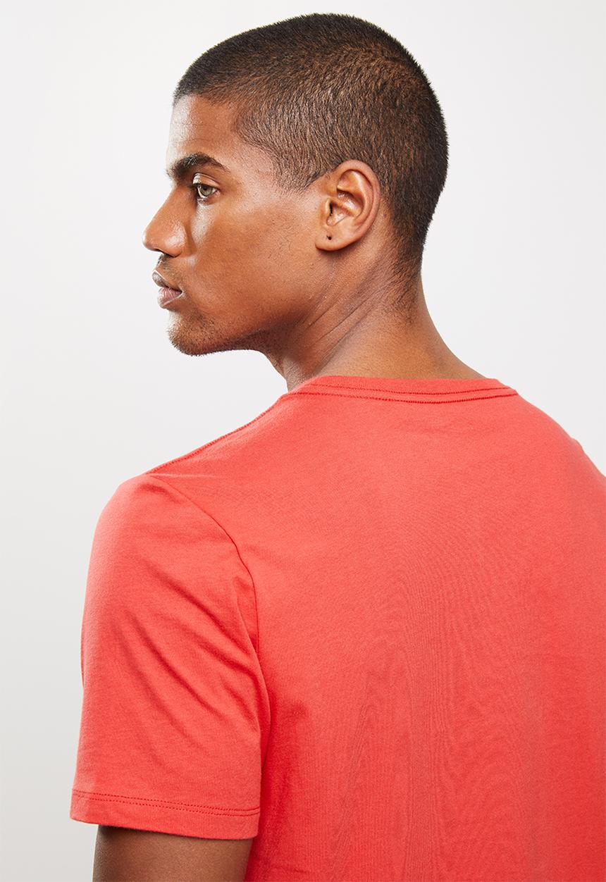 GUESS - Short sleeve core triangle tee - red