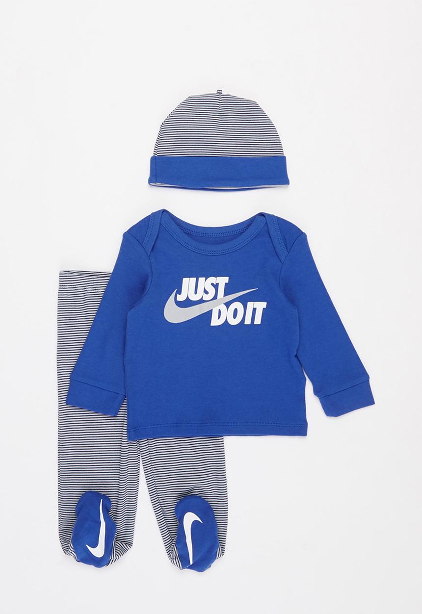 Nike - Nike swoosh aop 3 piece set - blue 