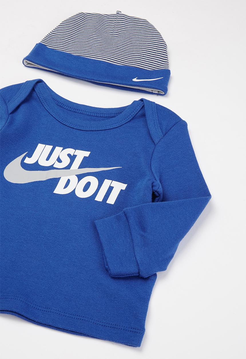 Nike - Nike swoosh aop 3 piece set - blue 