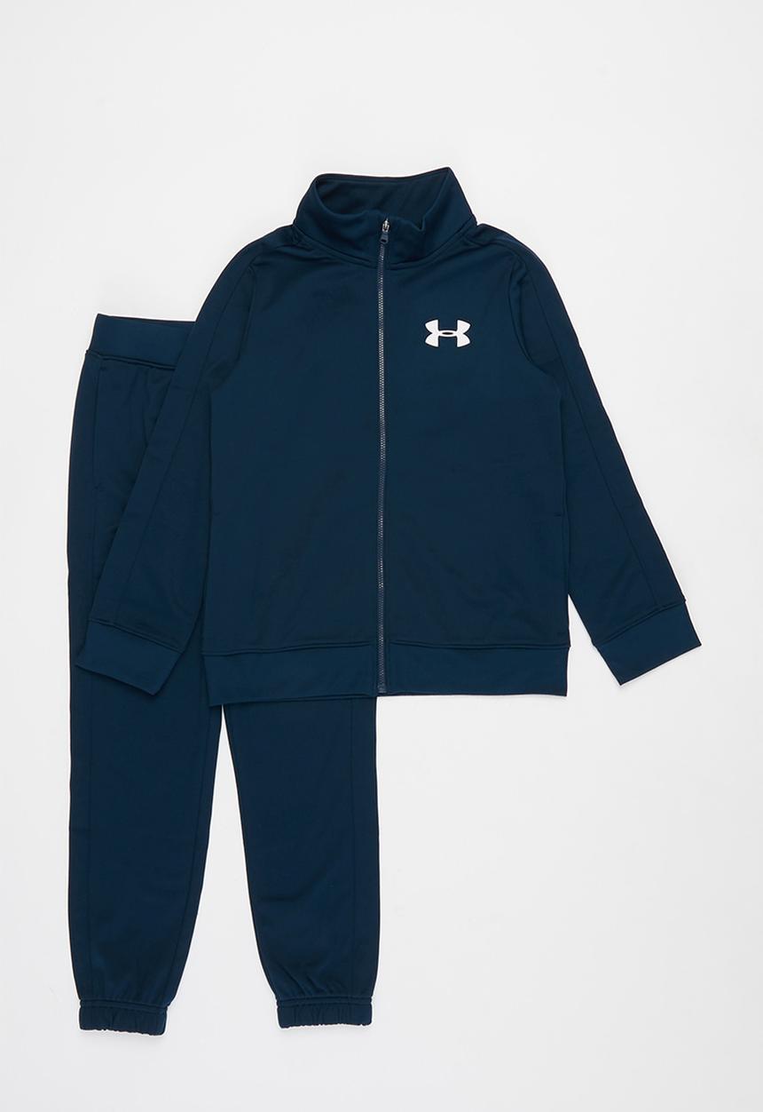 Under Armour - UA boys knit tracksuit - navy & white