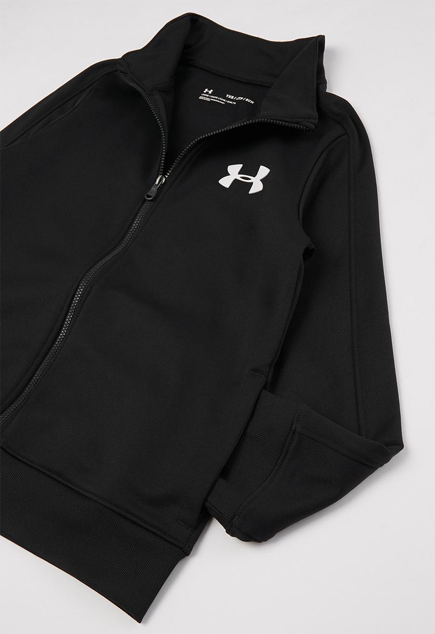 Under Armour - UA boys knit tracksuit - black & white