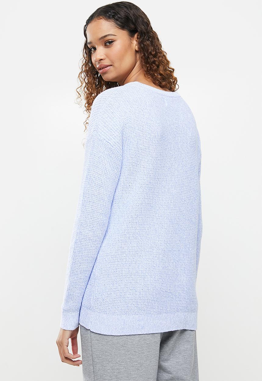 Cotton On - Cotton pullover - blue & white 