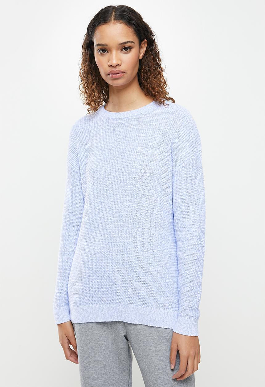 Cotton On - Cotton pullover - blue & white 