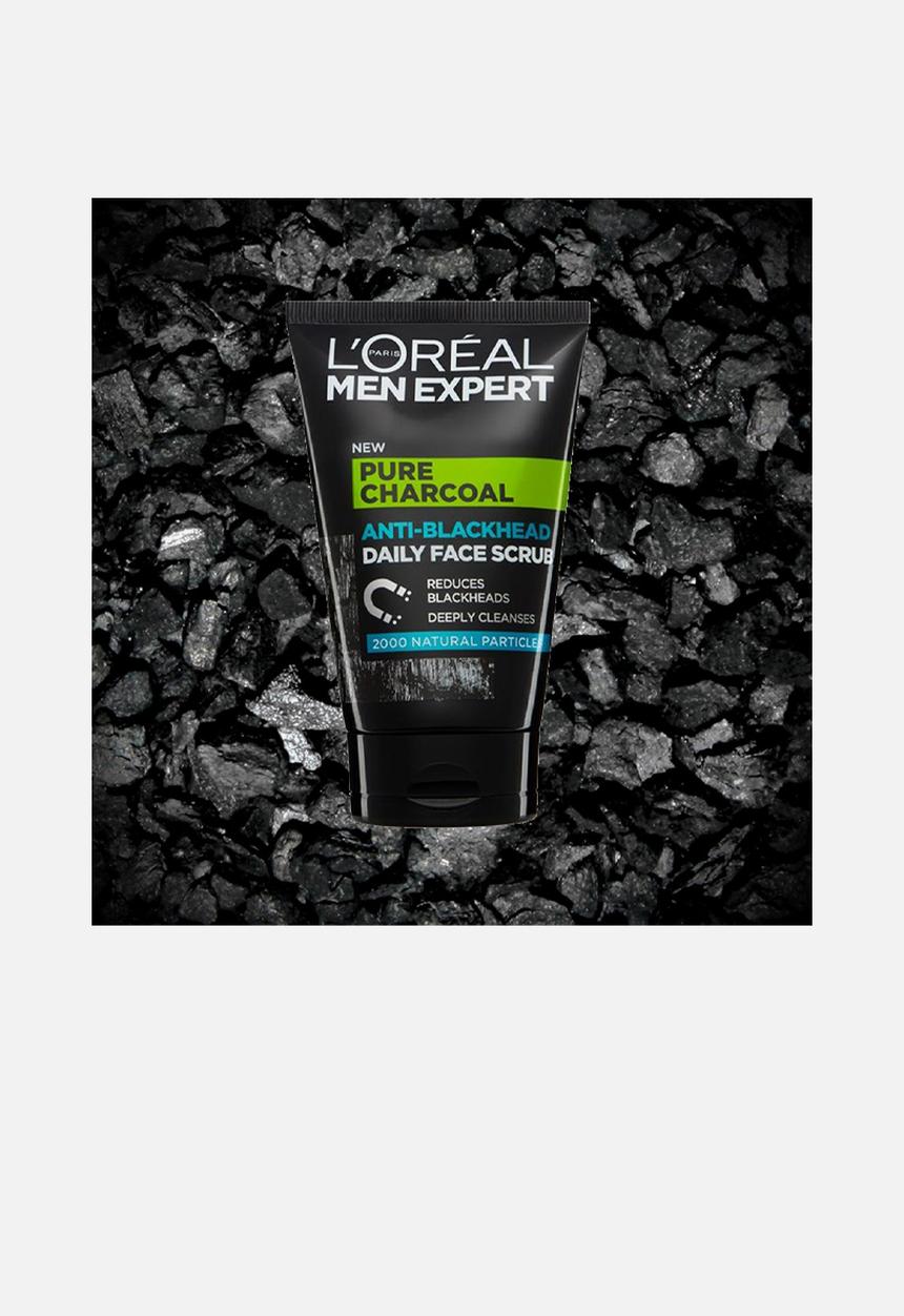 L'Oreal Men Expert - Pure Charcoal Face Scrub - 100ml