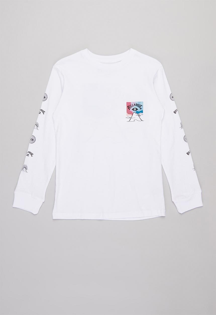 Billabong  - Boys eyesolation long sleeve tee - white