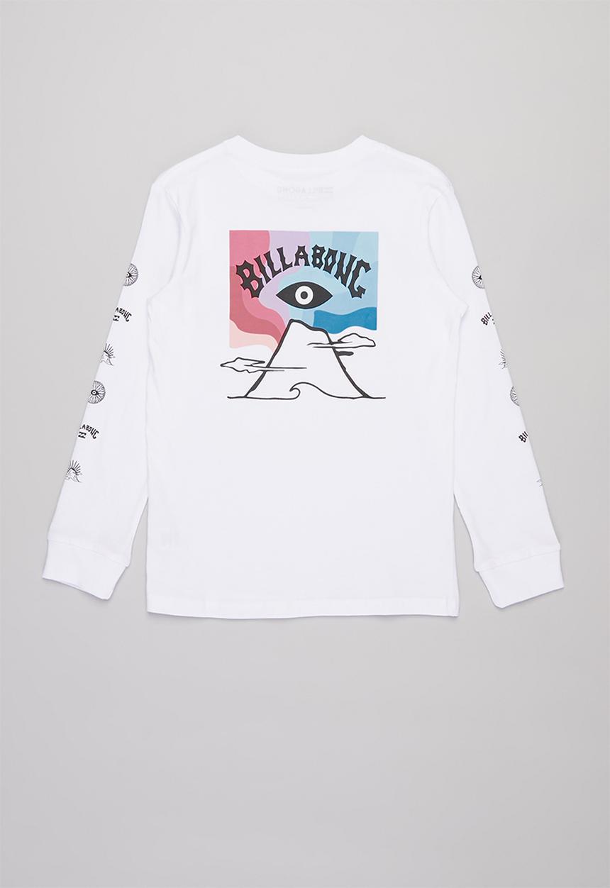 Billabong  - Boys eyesolation long sleeve tee - white