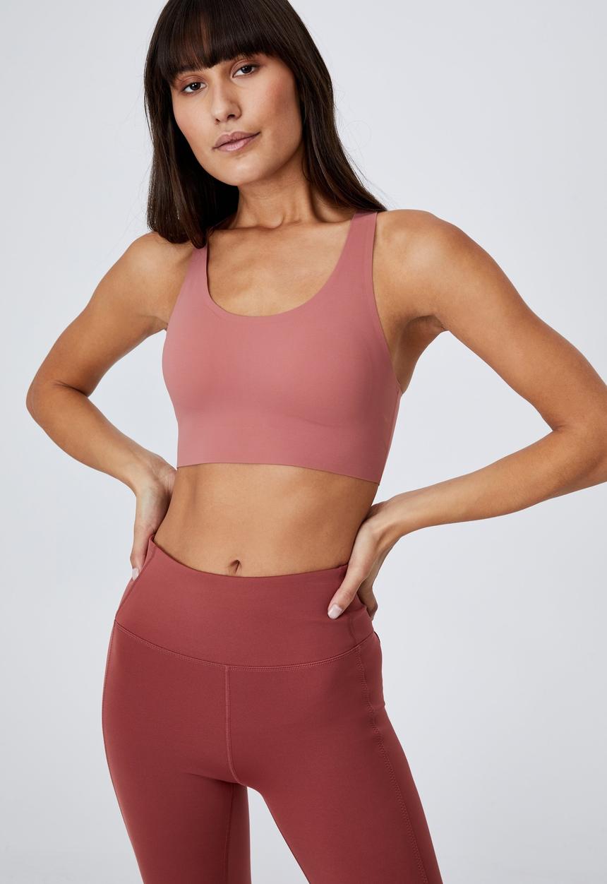 Cotton On - All day comfort crop - chestnut