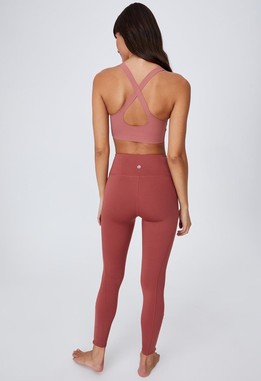 Cotton On - All day comfort crop - chestnut