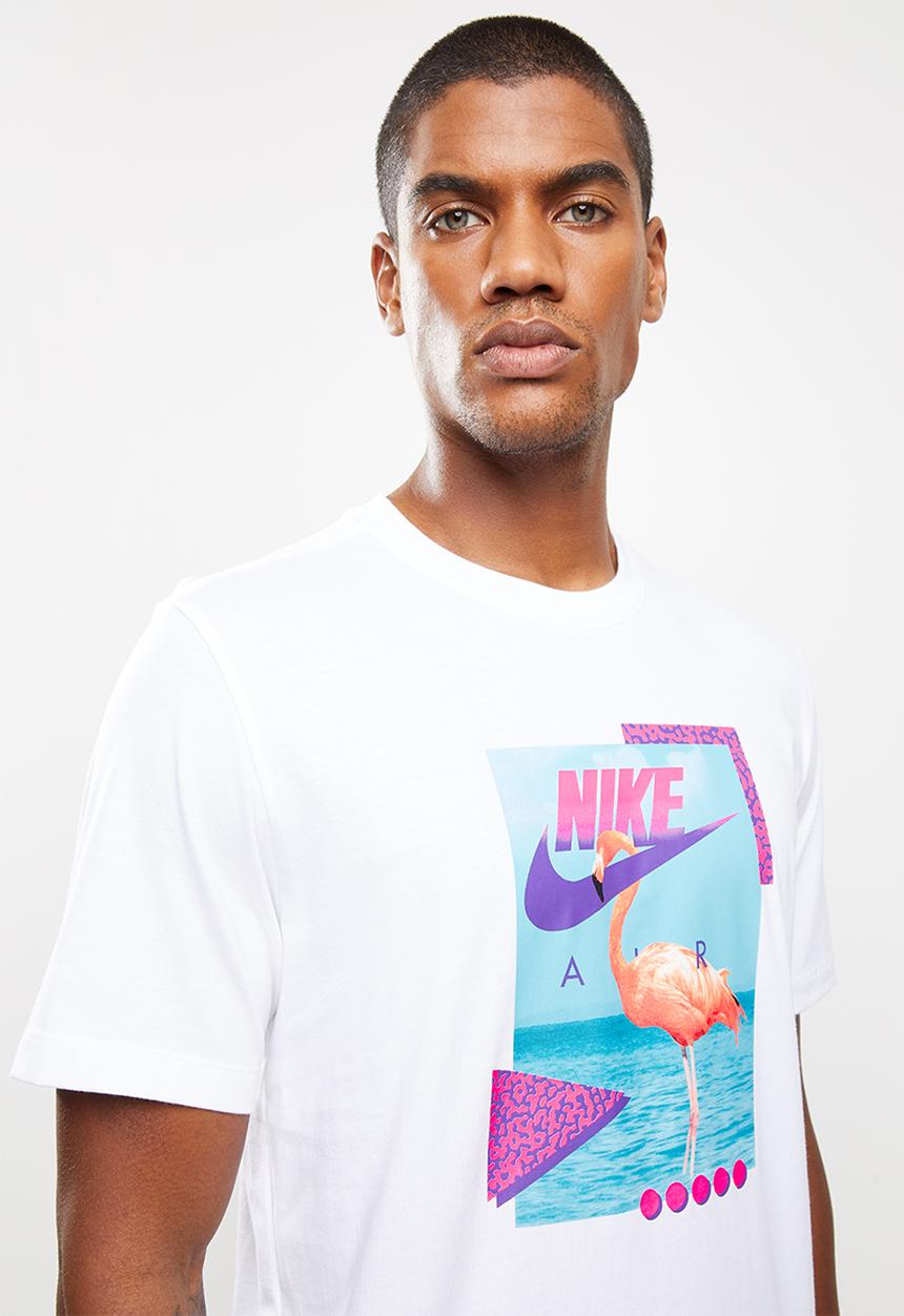 Nike - Nsw beach flamingo tee - white