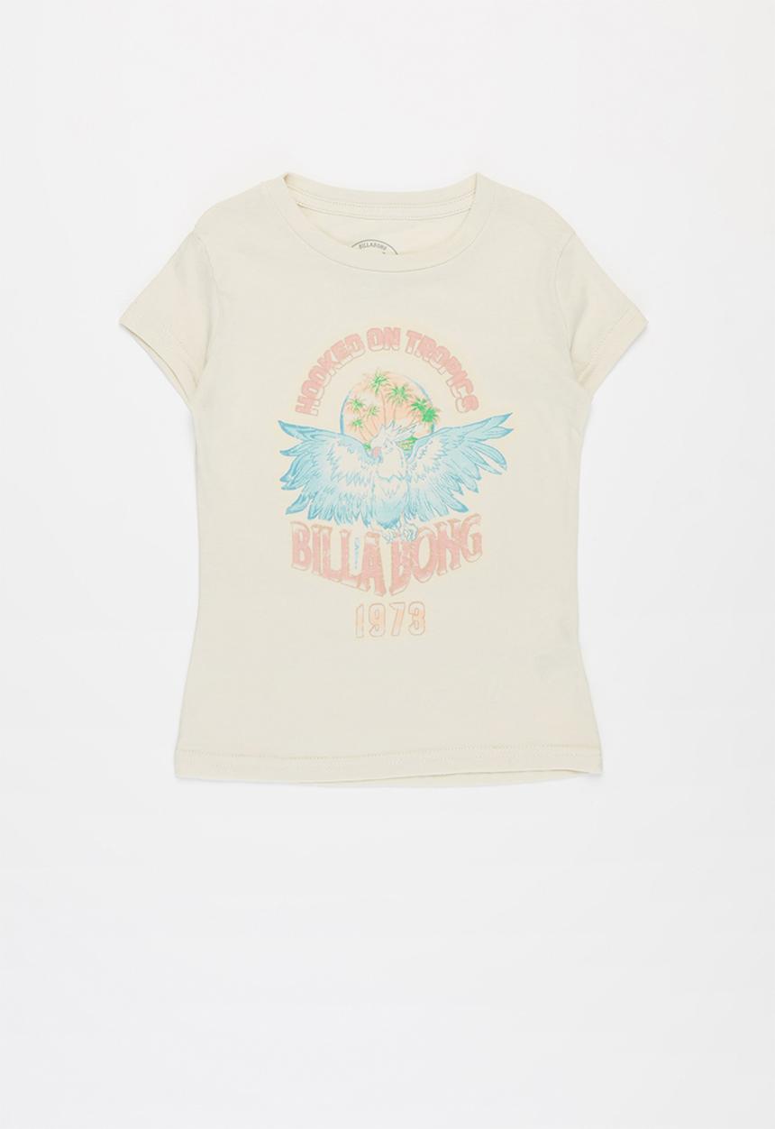 Billabong  - Girls tropics tee - off white