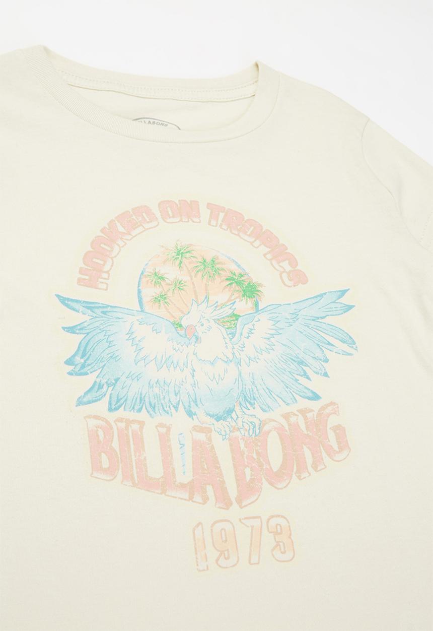 Billabong  - Girls tropics tee - off white