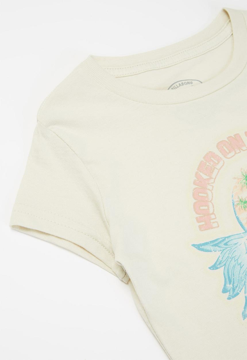 Billabong  - Girls tropics tee - off white