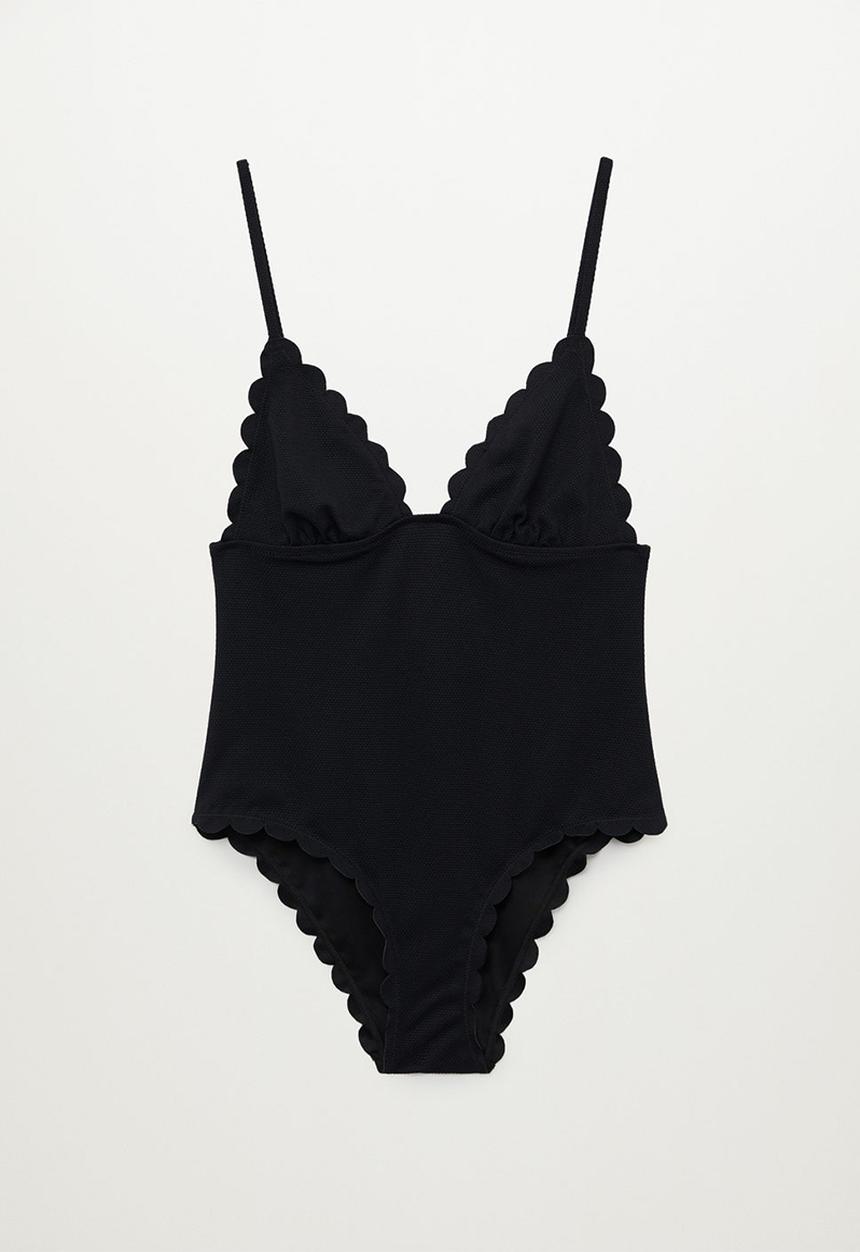 MANGO - Swimsuit elba - black