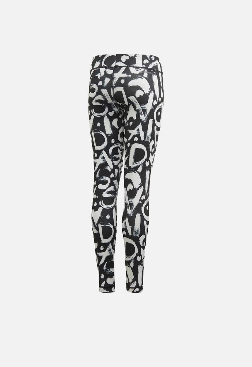 adidas Originals - Aop legging - black/white