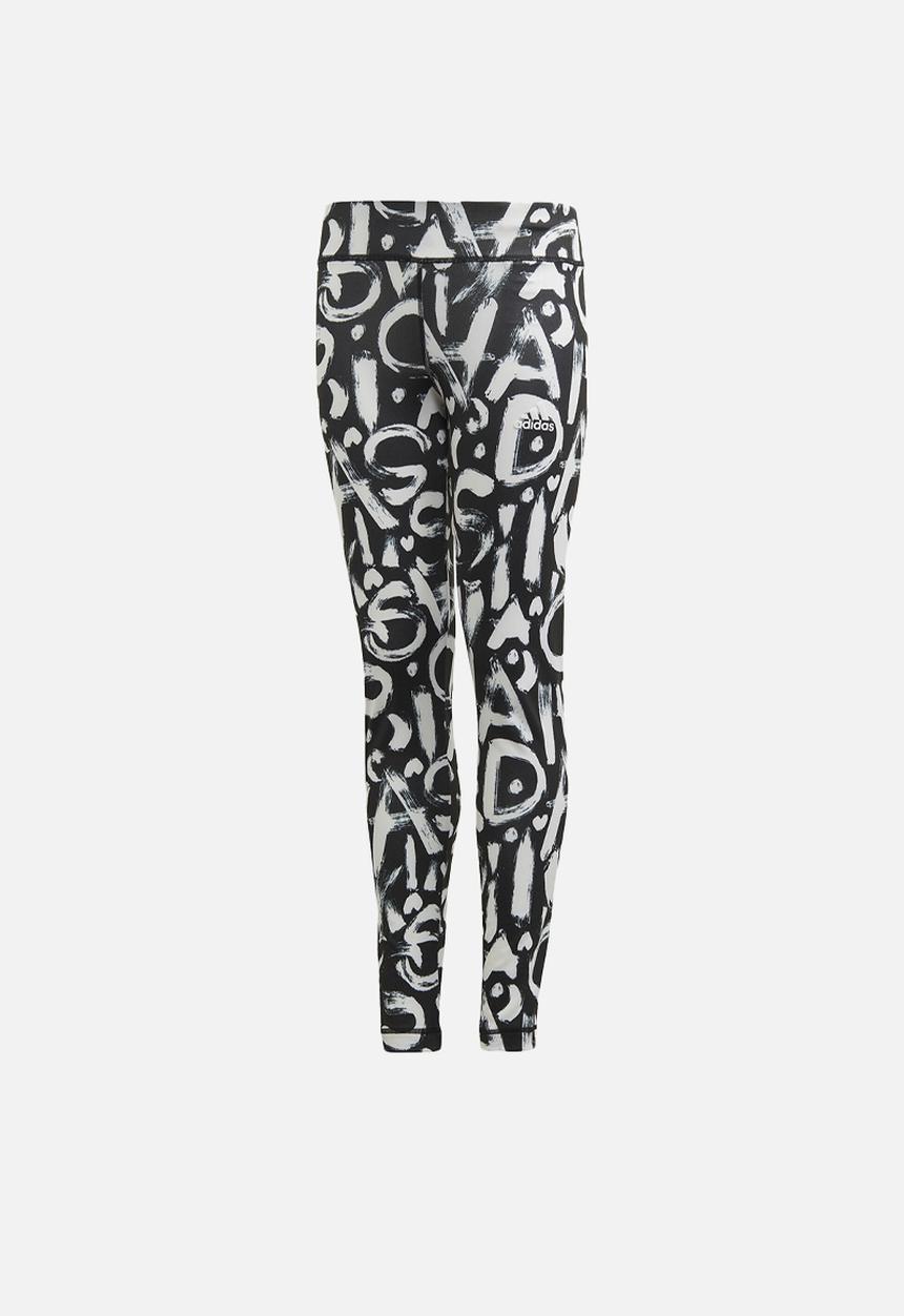 adidas Originals - Aop legging - black/white