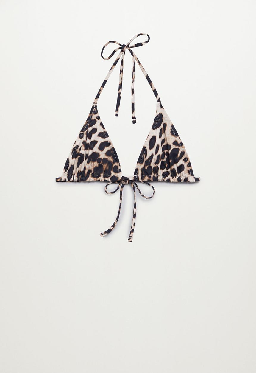 MANGO - Top clea - dark brown