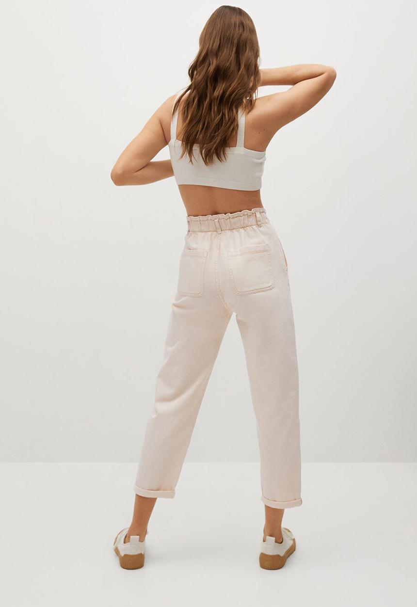 MANGO - Jeans sira - neutral