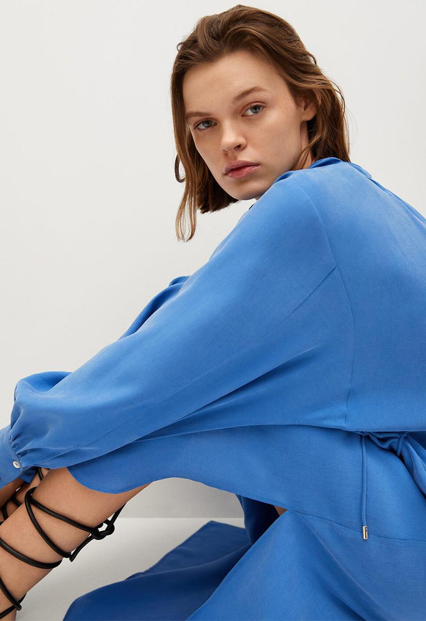 MANGO - Dress florence - blue