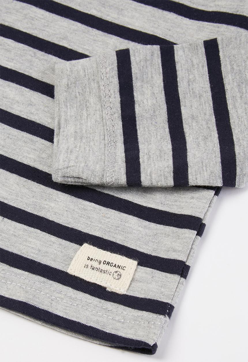 MANGO - Ibai long sleeve tee - grey