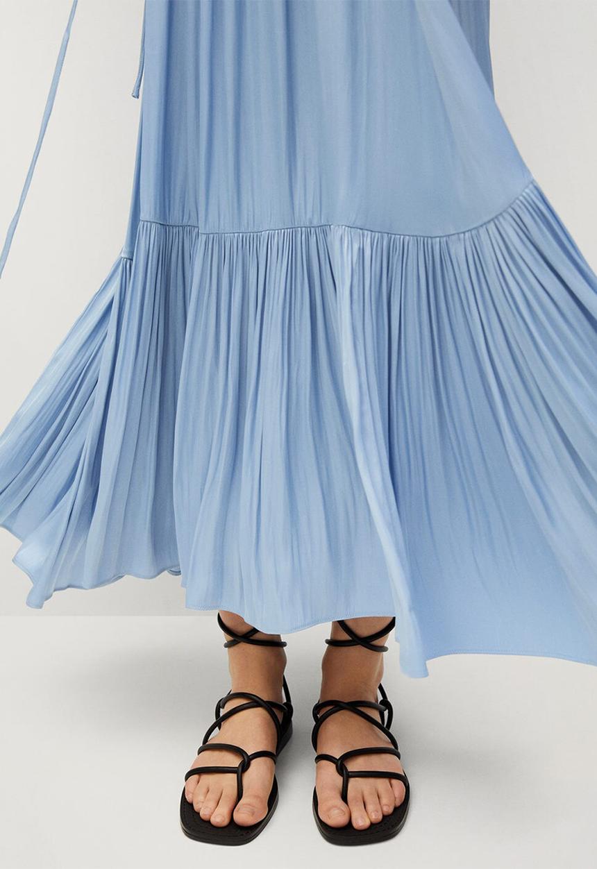 MANGO - Dress kaiman - light blue