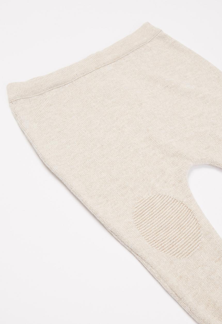 MANGO - Nido8 leggings - beige