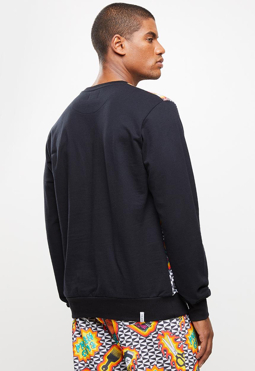 Holmes Bro's - Fresh cuts basic sweat - black